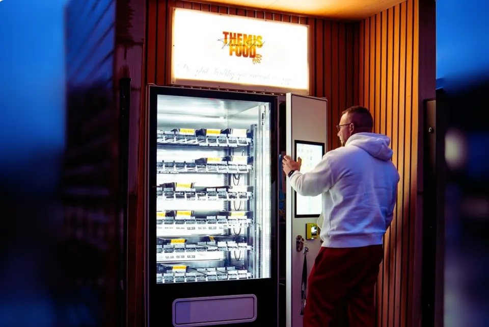 Distributeur à pizza