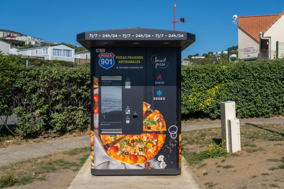 ditributeur de pizza