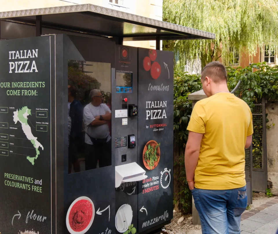 ditributeur de pizzas magex